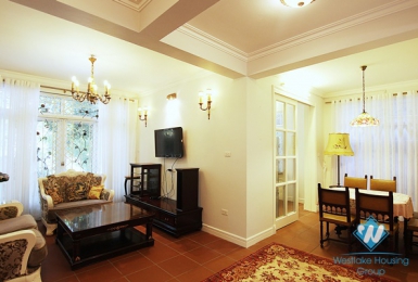 Chic European style 2 bedrooms house for rent in Tay Ho area